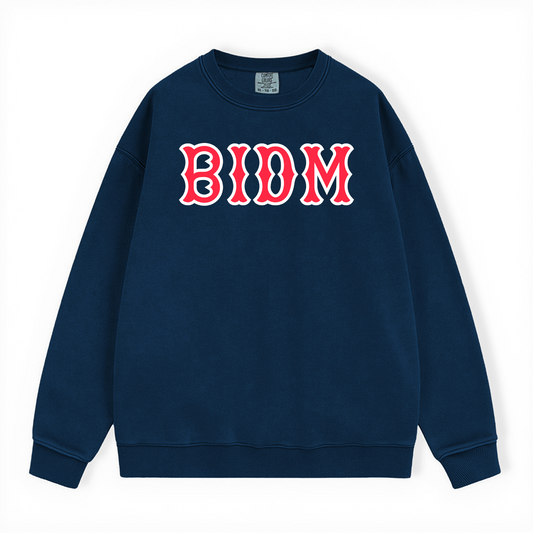 BIDM SOX LETTERS CREWNECK