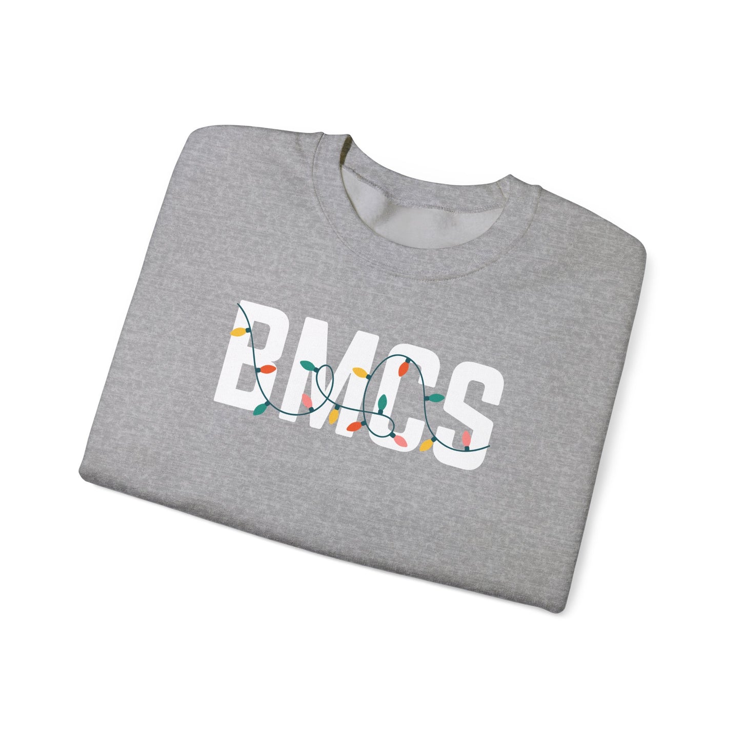 BMCS HOLIDAY LIGHTS HEAVY BLEND CREWNECK
