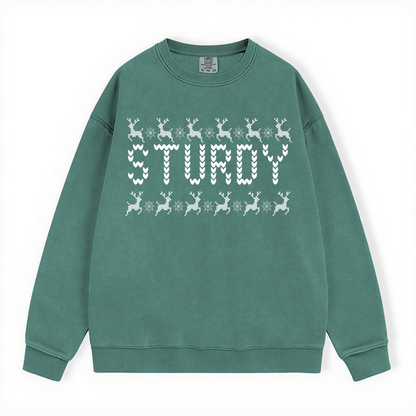 STURDY UGLY SWEATER COMFORT COLORS CREWNECK