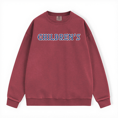 CHILDREN'S SOX LETTERS CREWNECK