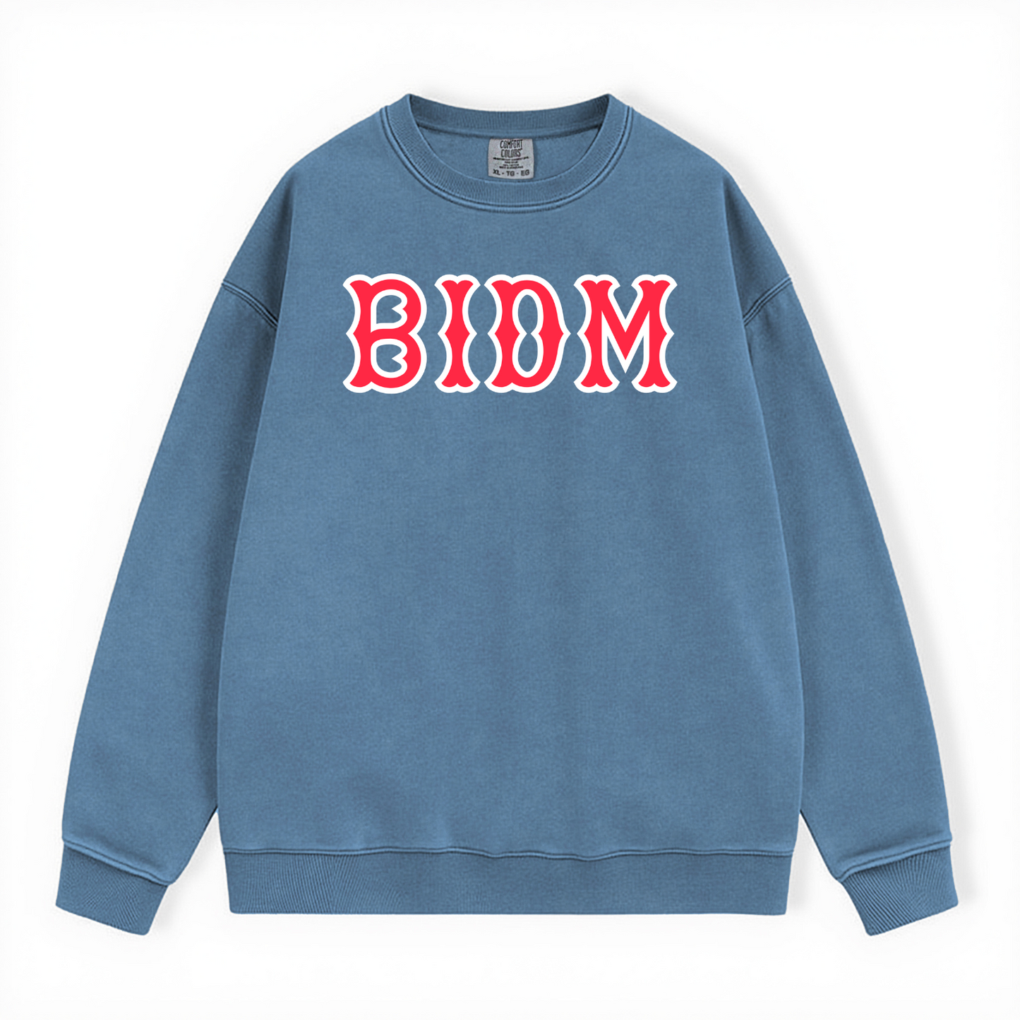 BIDM SOX LETTERS CREWNECK