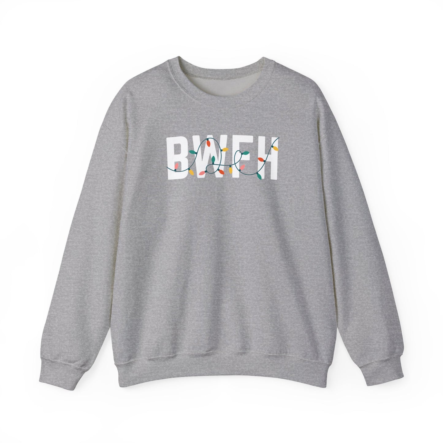 BWFH HOLIDAY LIGHTS HEAVY BLEND CREWNECK