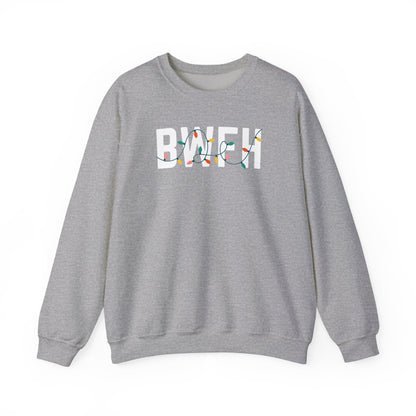 BWFH HOLIDAY LIGHTS HEAVY BLEND CREWNECK