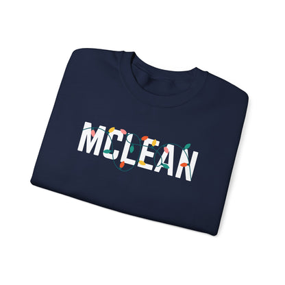 MCLEAN HOLIDAY LIGHTS HEAVY BLEND CREWNECK