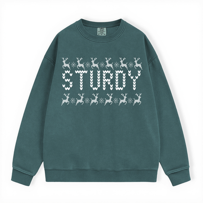 STURDY UGLY SWEATER COMFORT COLORS CREWNECK