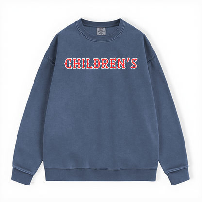 CHILDREN'S SOX LETTERS CREWNECK