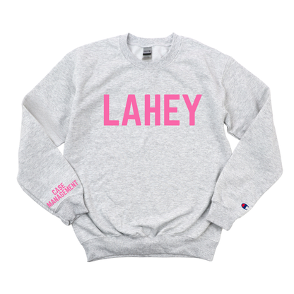 LAHEY RN CASE MANAGEMENT CHAMPION CREWNECK