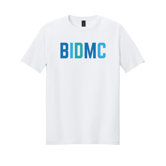 BIDMC MULTICOLOR BLUE SOFTSTYLE T-SHIRT - CLEARANCE