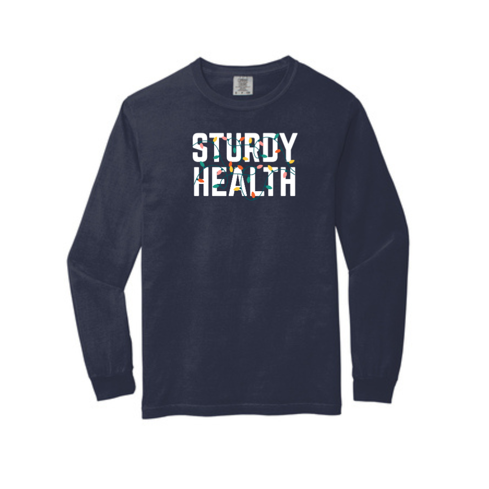 STURDY HEALTH HOLIDAY LIGHTS LONG SLEEVE