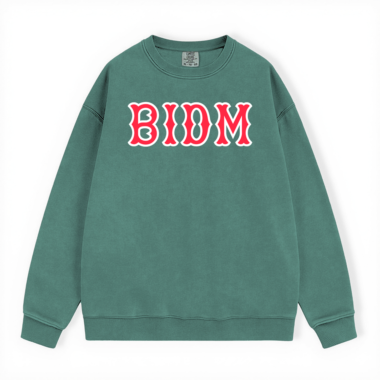 BIDM SOX LETTERS CREWNECK