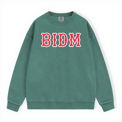 BIDM SOX LETTERS CREWNECK