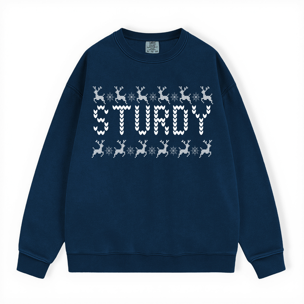 STURDY UGLY SWEATER COMFORT COLORS CREWNECK