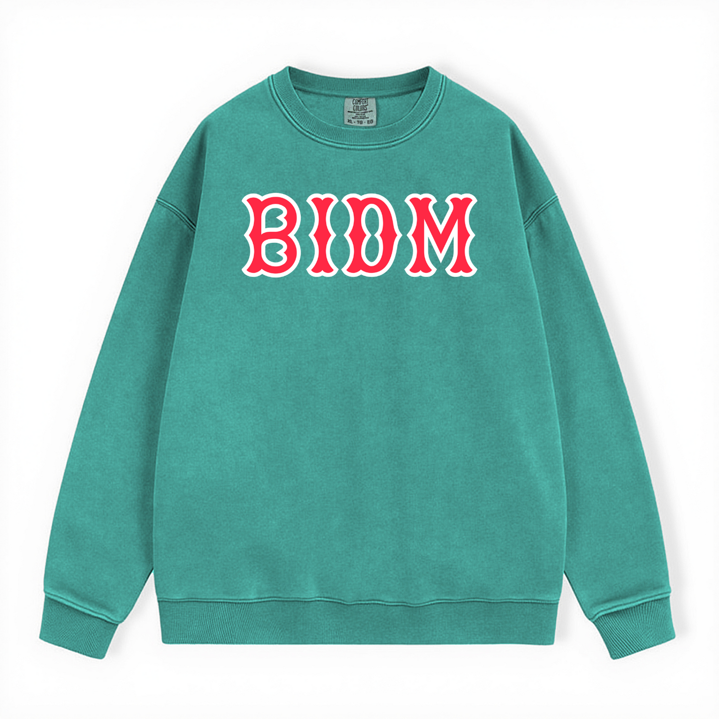 BIDM SOX LETTERS CREWNECK