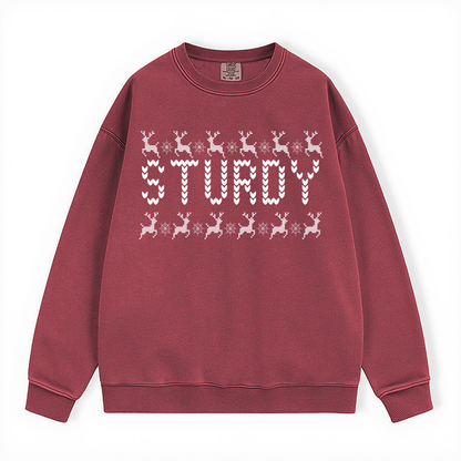 STURDY UGLY SWEATER COMFORT COLORS CREWNECK