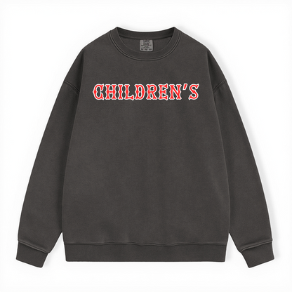 CHILDREN'S SOX LETTERS CREWNECK