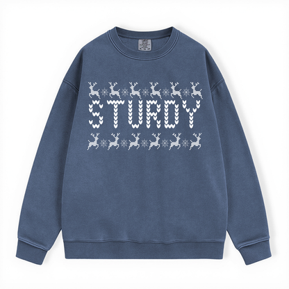 STURDY UGLY SWEATER COMFORT COLORS CREWNECK