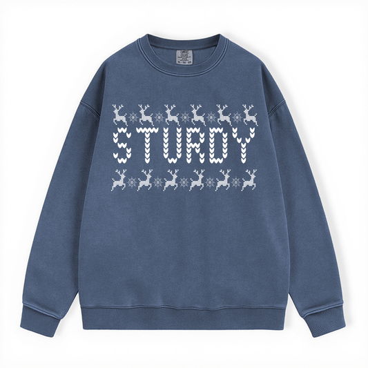 STURDY UGLY SWEATER COMFORT COLORS CREWNECK