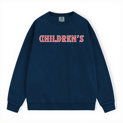 CHILDREN'S SOX LETTERS CREWNECK