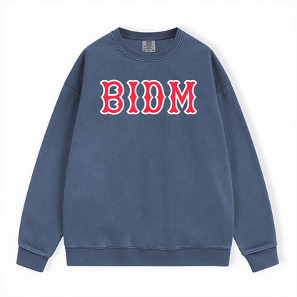 BIDM SOX LETTERS CREWNECK