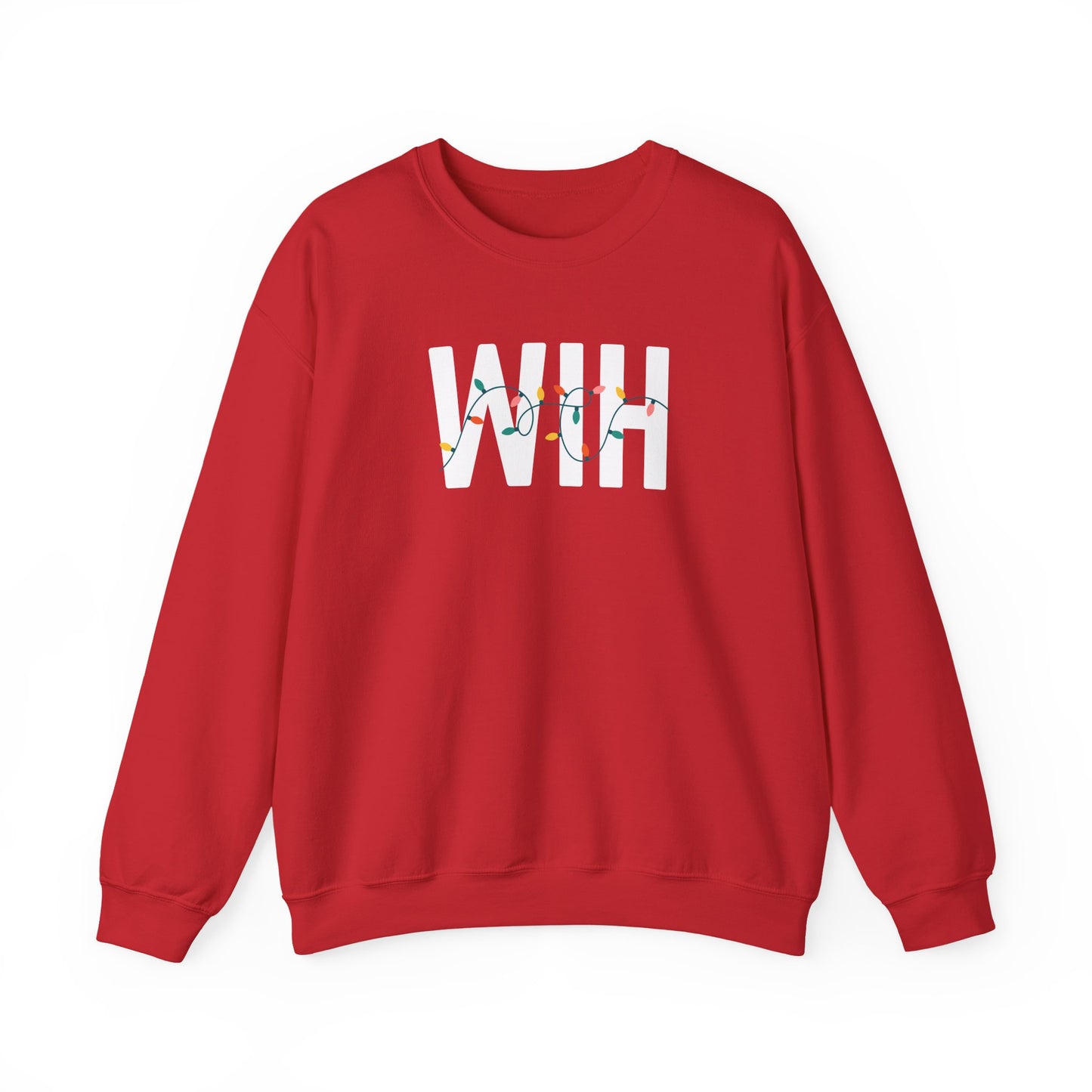 WIH HOLIDAY LIGHTS HEAVY BLEND CREWNECK