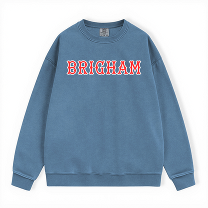 BRIGHAM SOX LETTERS CREWNECK
