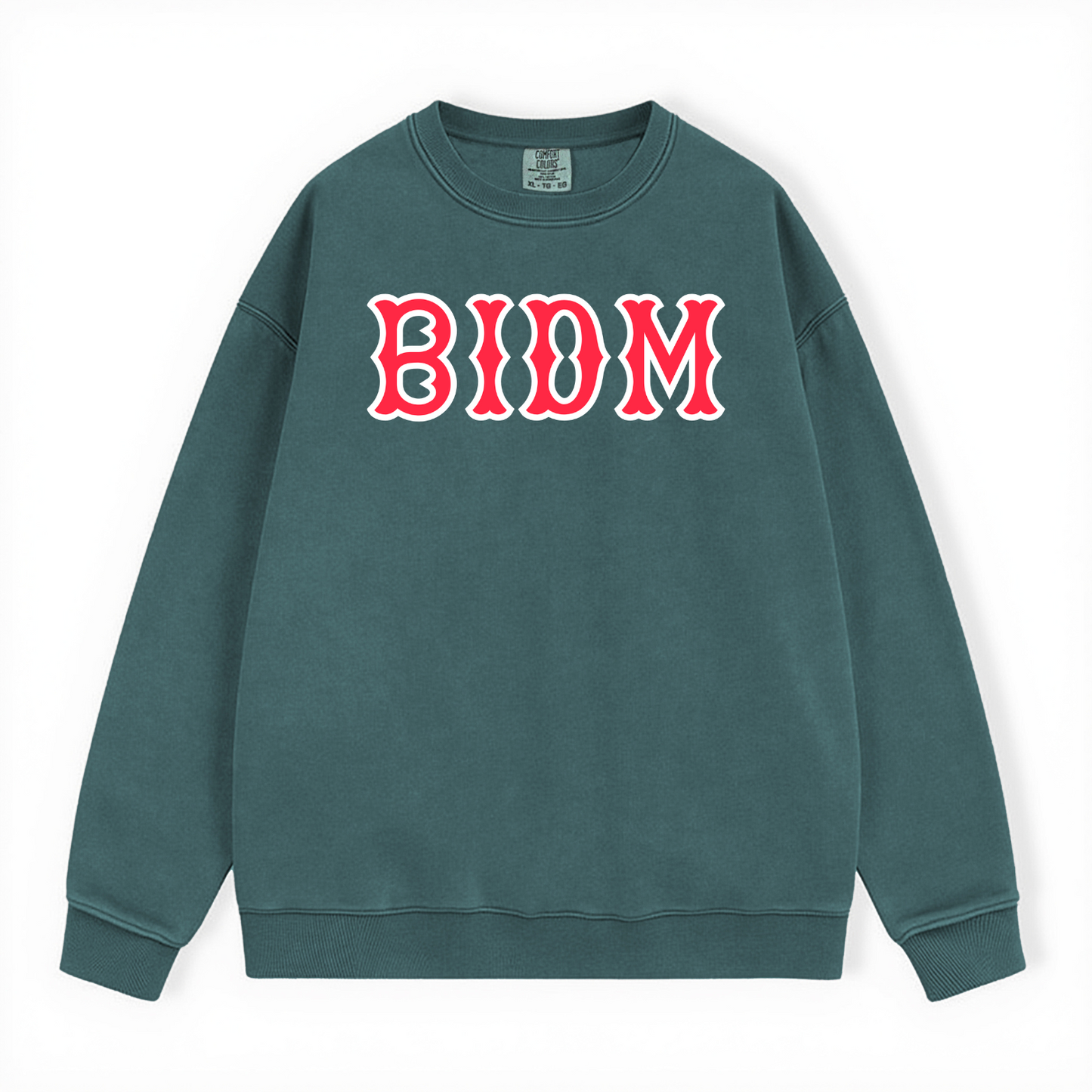 BIDM SOX LETTERS CREWNECK