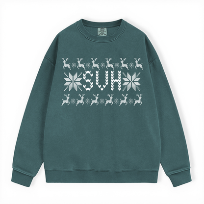 SVH UGLY SWEATER COMFORT COLORS CREWNECK