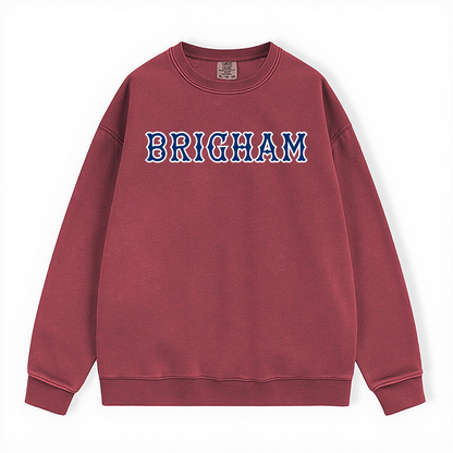 BRIGHAM SOX LETTERS CREWNECK
