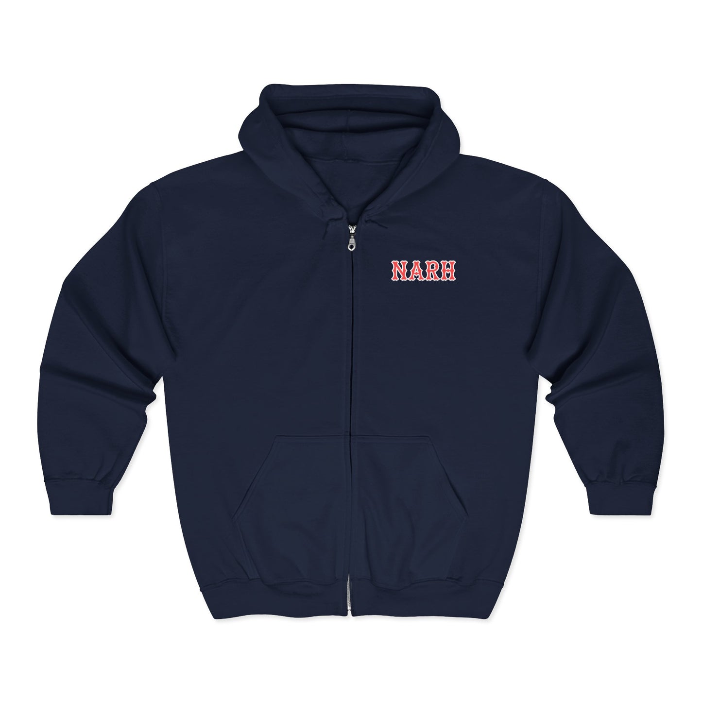 NARH SOX LETTERS HEAVY BLEND FULL ZIP HOODIE