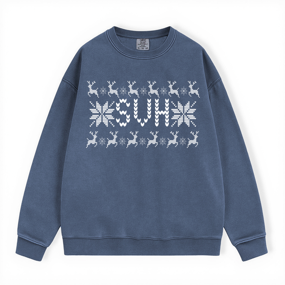 SVH UGLY SWEATER COMFORT COLORS CREWNECK