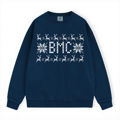 BMC UGLY SWEATER COMFORT COLORS CREWNECK