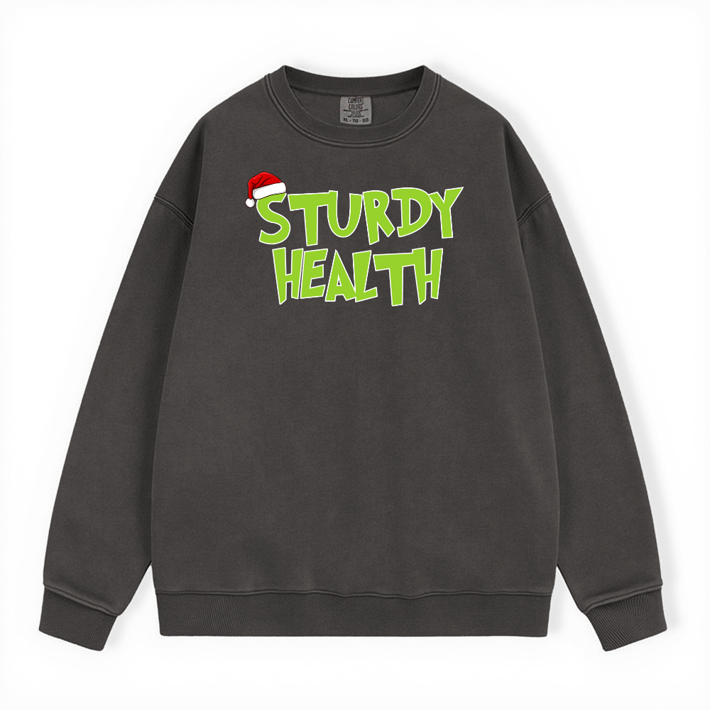 STURDY HEALTH GRINCH COMFORT COLORS CREWNECK