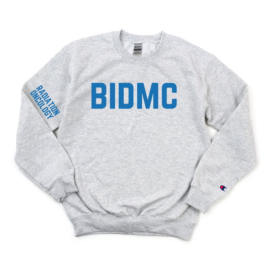 ROYAL BLUE BIDMC RADIATION ONCOLOGY CHAMPION CREWNECK