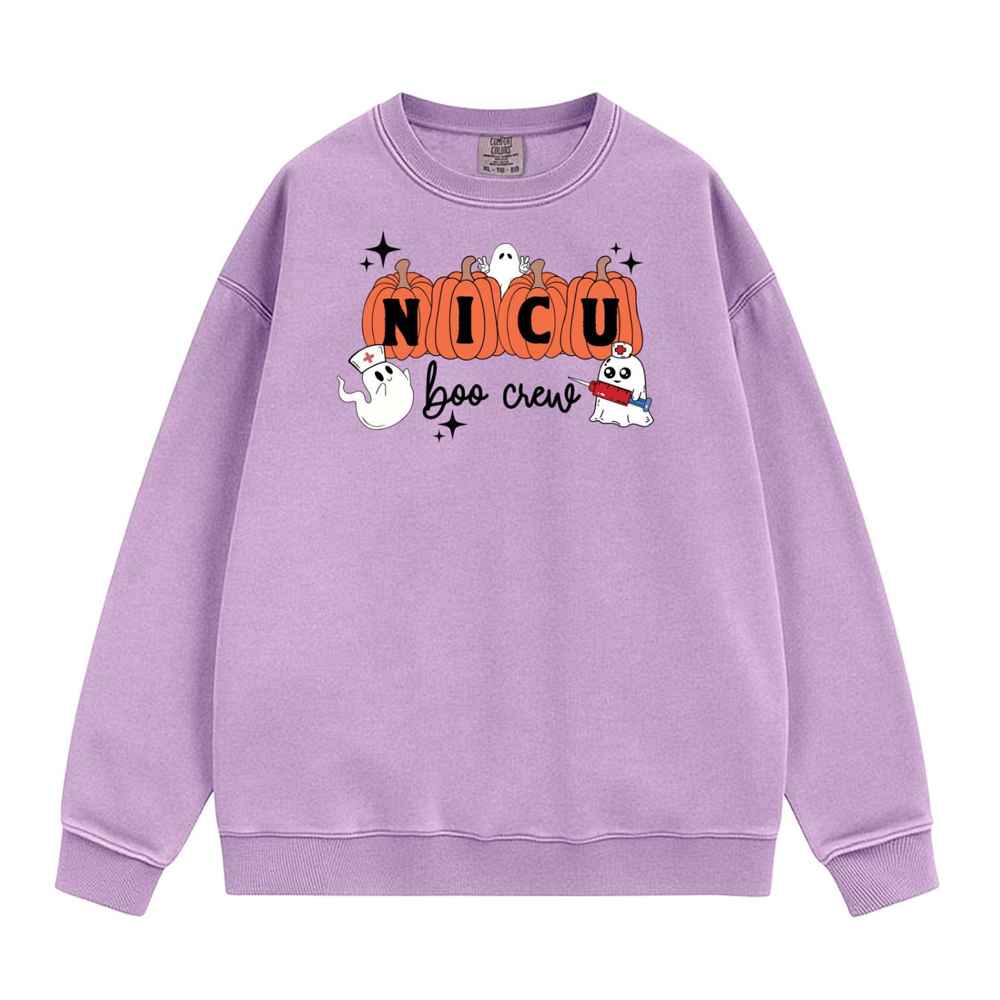 NICU BOO CREW CREWNECK
