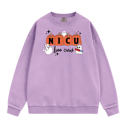 NICU BOO CREW CREWNECK