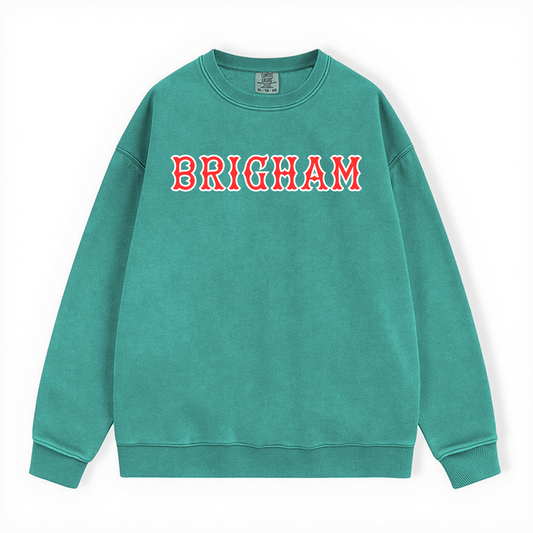 BRIGHAM SOX LETTERS CREWNECK