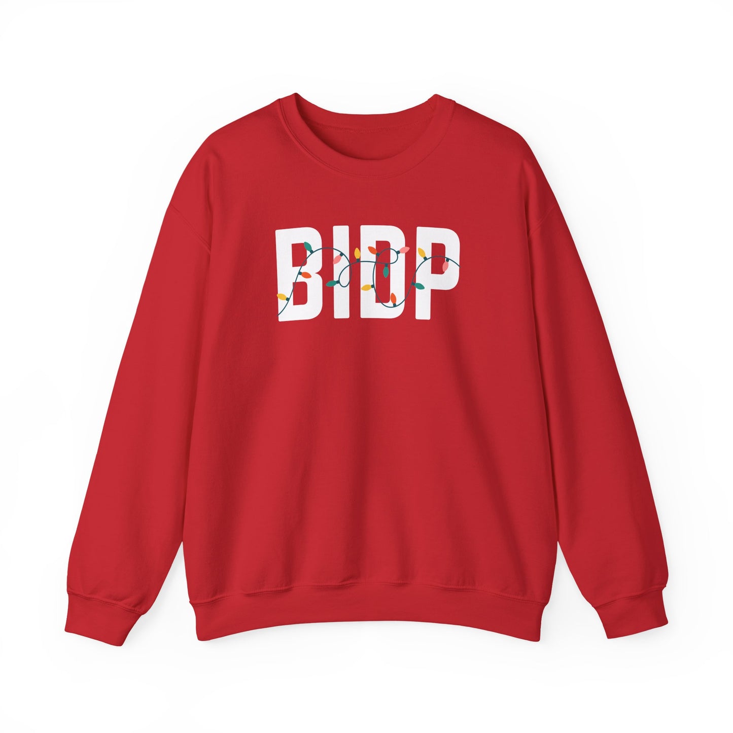 BIDP HOLIDAY LIGHTS HEAVY BLEND CREWNECK
