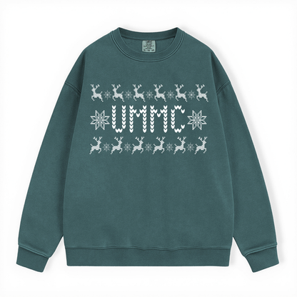 UMMC UGLY SWEATER COMFORT COLORS CREWNECK