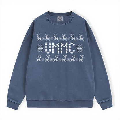 UMMC UGLY SWEATER COMFORT COLORS CREWNECK