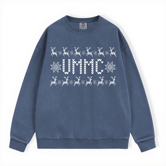 UMMC UGLY SWEATER COMFORT COLORS CREWNECK