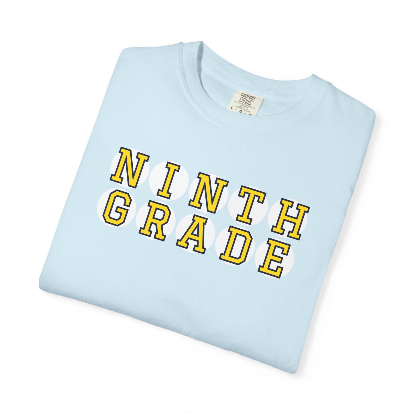 NINTH GRADE YELLOW PLAYER LETTERS T-SHIRT