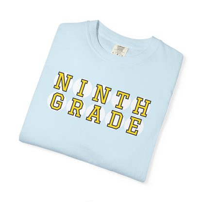 NINTH GRADE YELLOW PLAYER LETTERS T-SHIRT