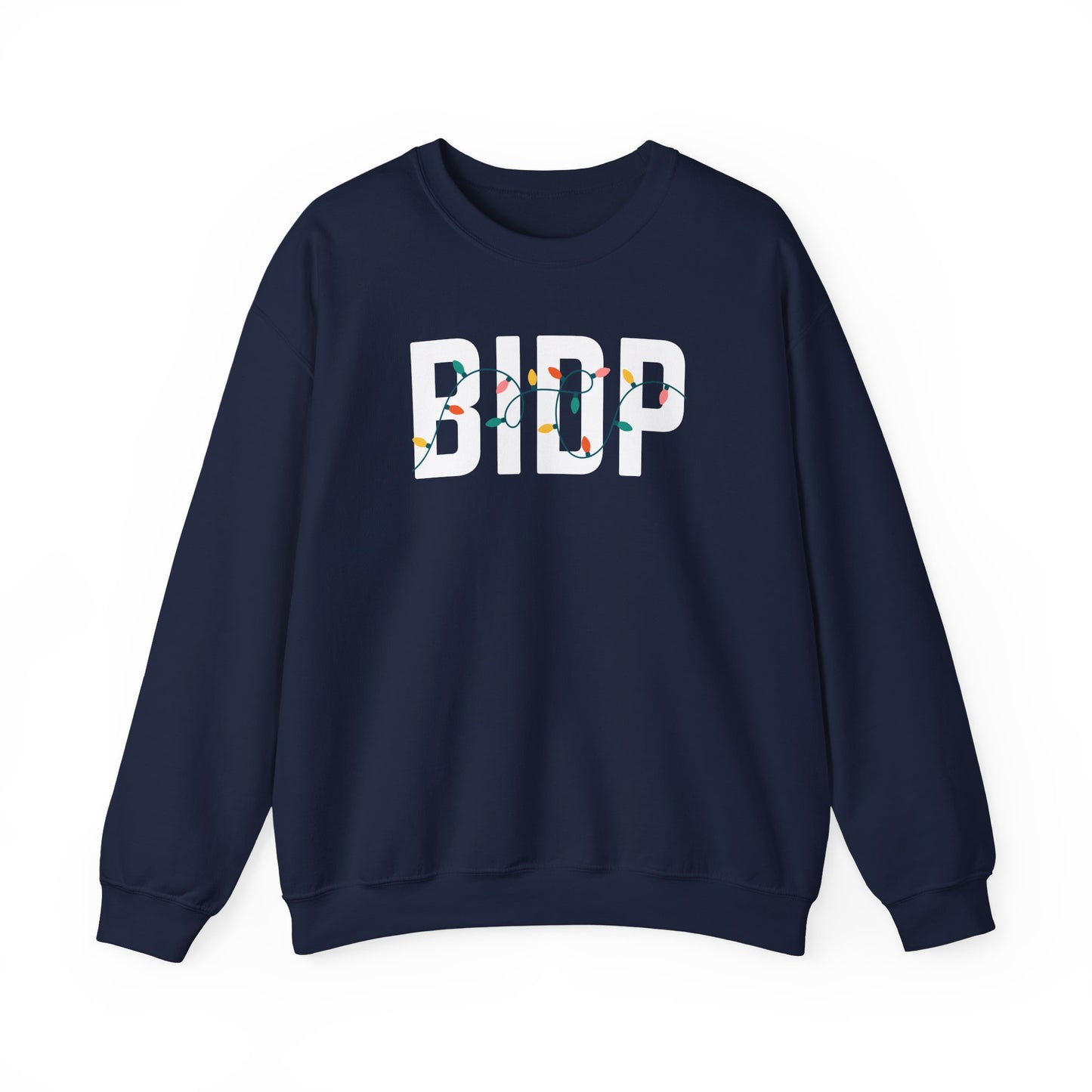 BIDP HOLIDAY LIGHTS HEAVY BLEND CREWNECK