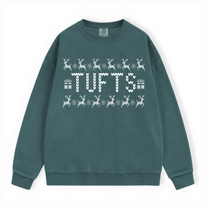 TUFTS UGLY SWEATER COMFORT COLORS CREWNECK