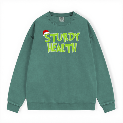 STURDY HEALTH GRINCH COMFORT COLORS CREWNECK
