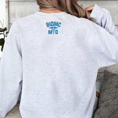 ROYAL BLUE BIDMC CANCER GENETICS CREWNECK