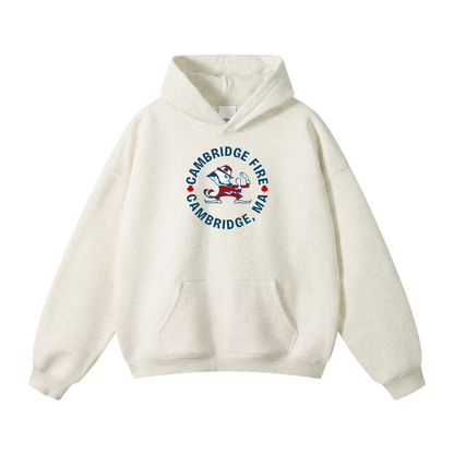 CAMBRIDGE FIRE FI FRONT ONLY HOODIE