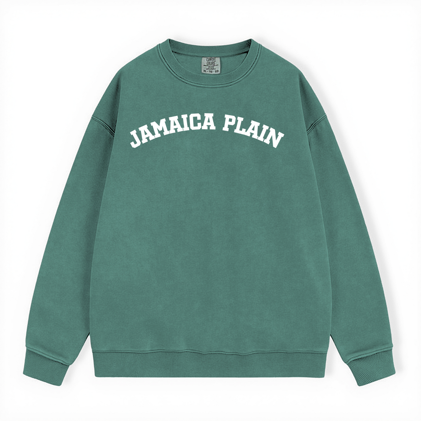 JAMAICA PLAIN COMFORT COLORS CREWNECK