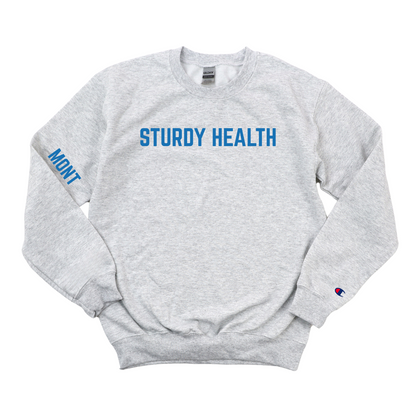 ROYAL BLUE STURDY MONT CHAMPION CREWNECK
