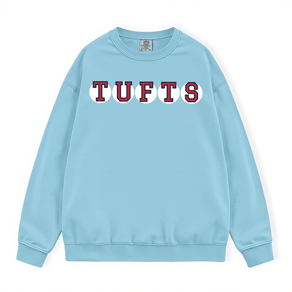 TUFTS RETIRED SOX LETTERS CREWNECK